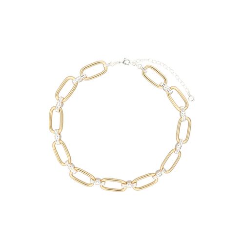 Collar Dorado Cadena Entrelazada Anne Klein