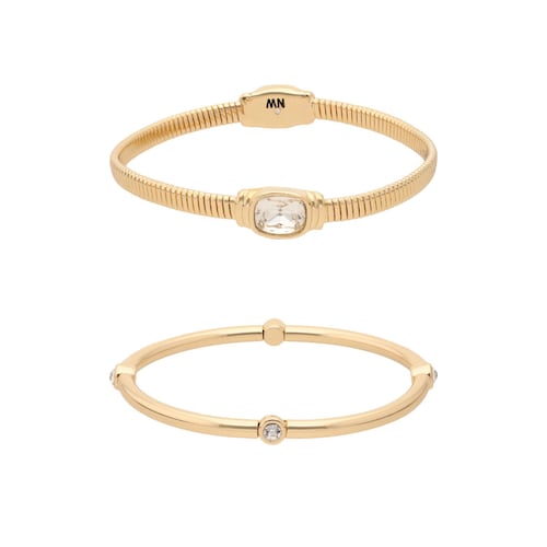 Pulseras con Cristal Dorado Aleación de Metal Nine West