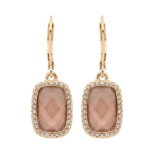 Aretes con Incrustaciones de Pedrería Anne Klein