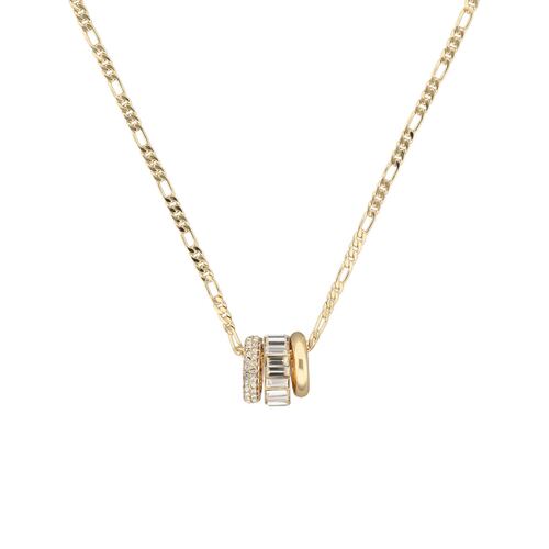 Collar Dorado Aros DKNY