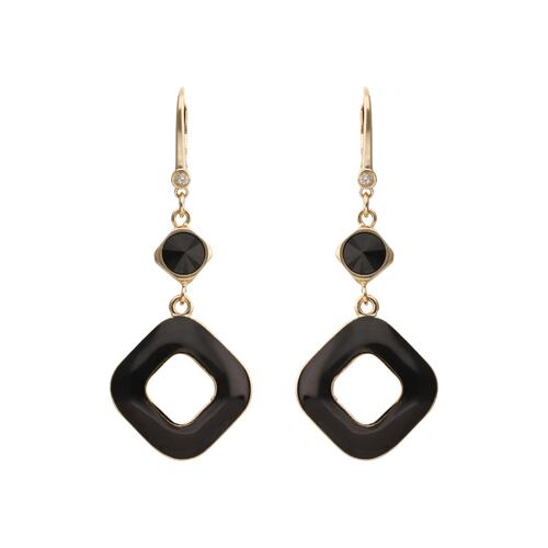 Aretes Largos Dorado Aleación de Metales DKNY