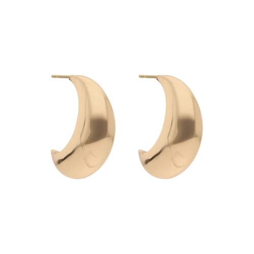 Aretes Broquel Dorado Aleación de Metales DKNY