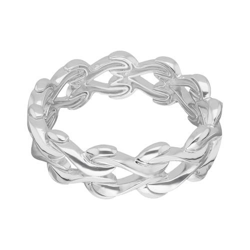 Pulsera Color Plata Forma Cadena Tipo Asimétrico Napier