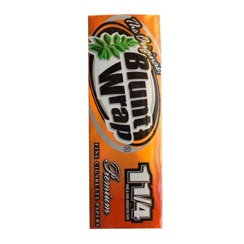 Papel para Envolver Tabaco Naranja Blunt Wrap 11/4