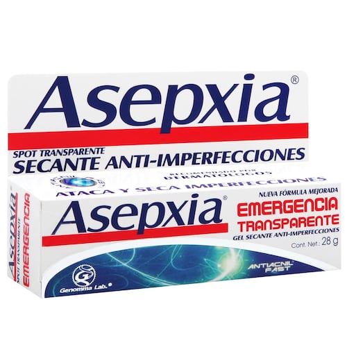 Asepxia Spot Emergencia Transparente
