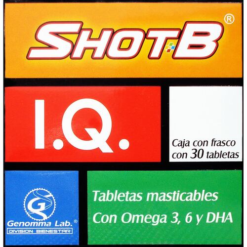 Shot B IQ 30 Tabletas