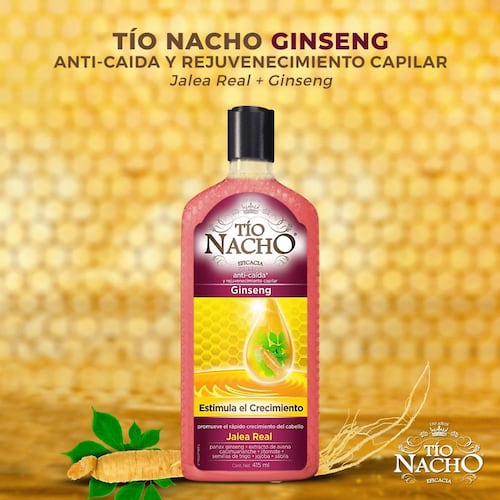 Tio Nacho Shampoo Anti-Caída Ginseng 415 Ml