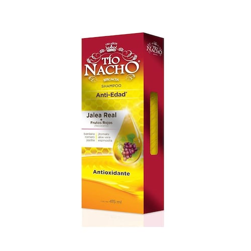 Tío Nacho Shampoo Jalea Real Frutos Rojos Resveratrol 415 ml