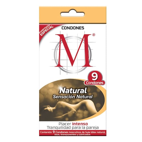 Condones M Natural 9 Piezas