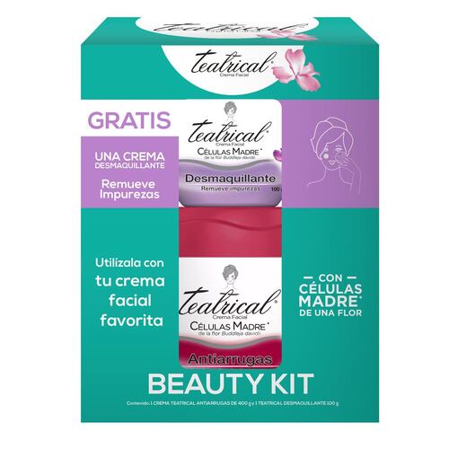 Teatrical Células Madre Anti Arrugas 400 G + Desmaq 100 G
