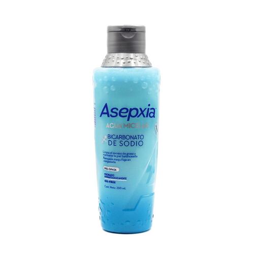 Agua micelar bicarbonato asepxia  200 ml e12