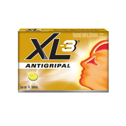 XL3 Antigripal 10 tab/ 10 pza