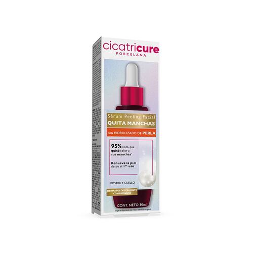 Cicatricure serum peeling facial quitamanchas porcelana 30ml