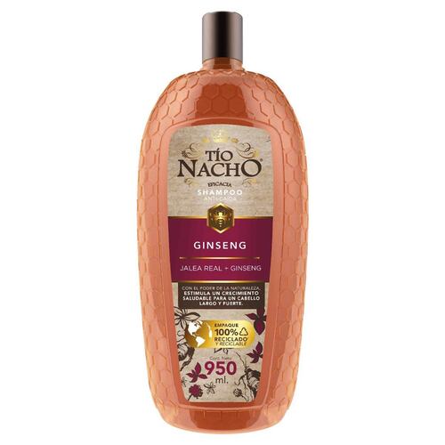 Shampoo Sustentable Tío Nacho Ginseng 950 ml