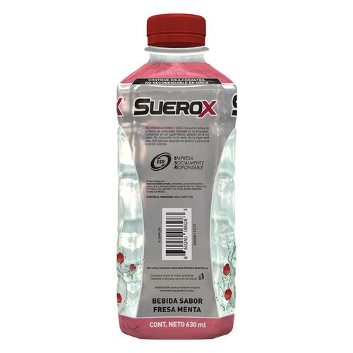 Suerox Adulto 8iones Fresa Menta 630 ml