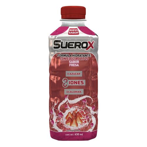 Suerox Adulto 8iones Fresa 630 ml