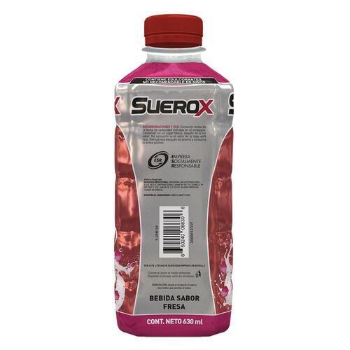 Suerox Adulto 8iones Fresa 630 ml