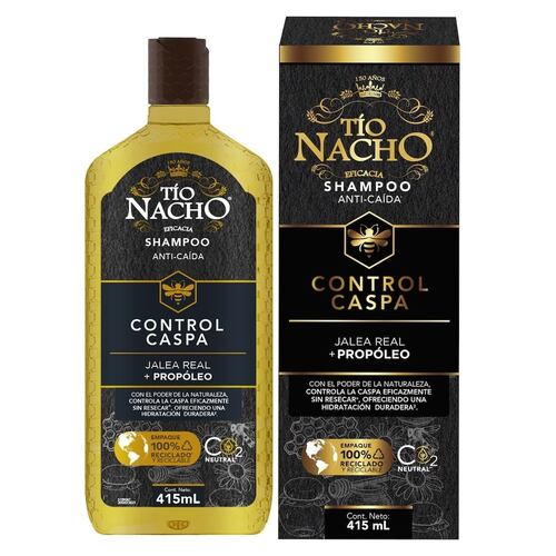 Shampoo Control Caspa Propoleo 415ml Tío Nacho