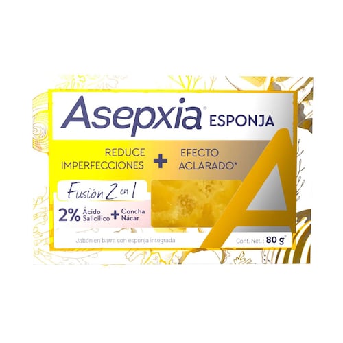 Asepxia jabon esponja 80g