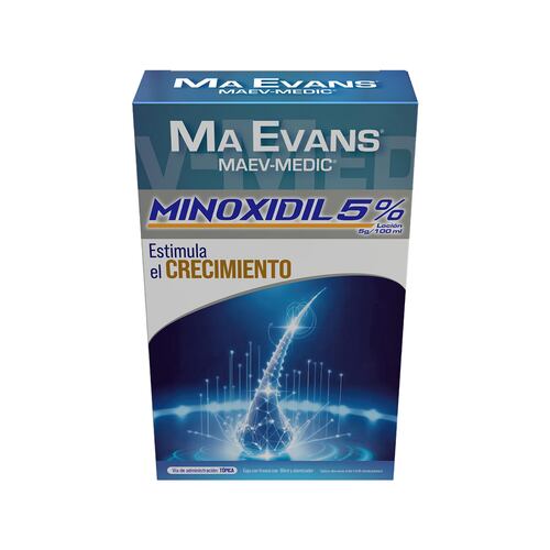 Solución Minoxidil 60 ml Maev Medic