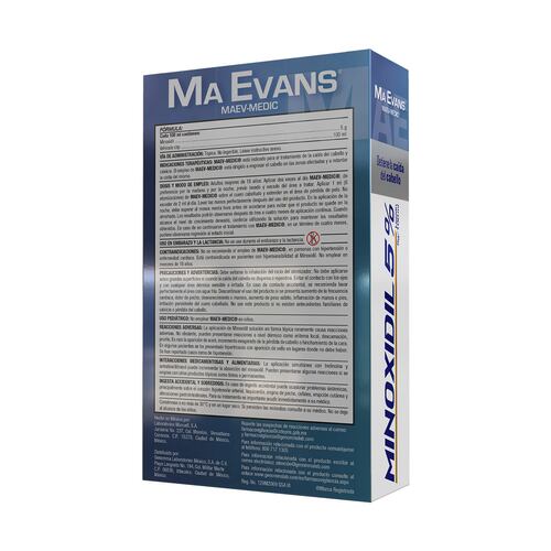 Solución Minoxidil 60 ml Maev Medic