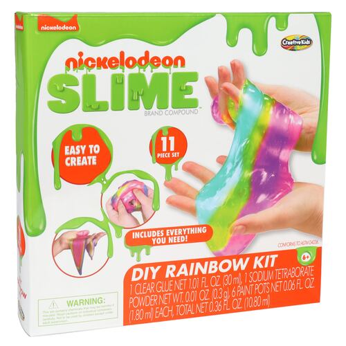 Set Slime Arcoíris Nickelodeon ¡11 Piezas!