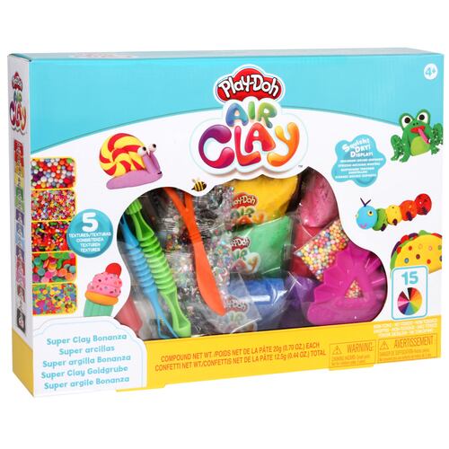 Juego de Súper Arcillas Air Clay Play – Doh ¡5 Texturas!