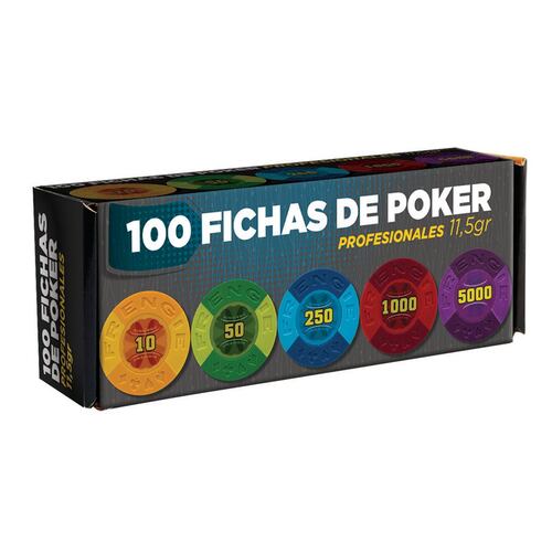 Fichas Póker 100 T/Casino Fl-006
