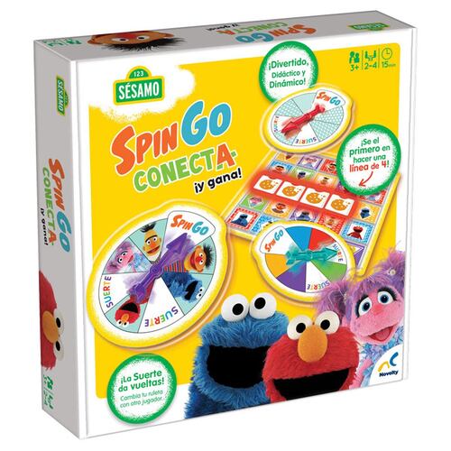 Spin Go Conecta 4 y Gana! Plaza Sesamo