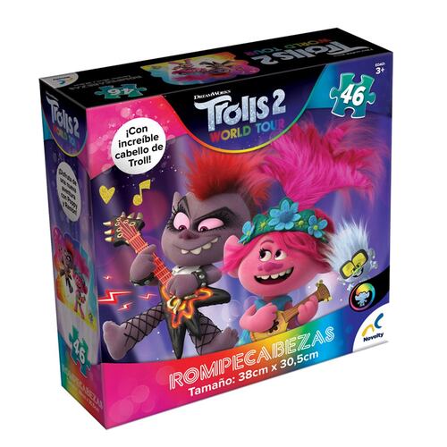 Rompecabezas Peluche Trolls World Tour Novelty