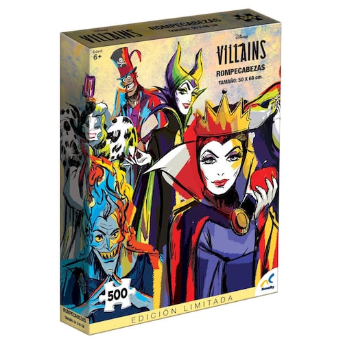 Rompecabezas Coleccionable Villanos Disney V-500 Piezas