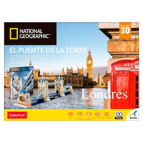 Rompecabezas 3D National Geographic City Travel Londres