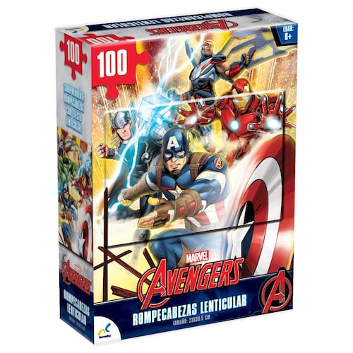 Rompecabezas 100 piezas Especial Lenticular Avengers