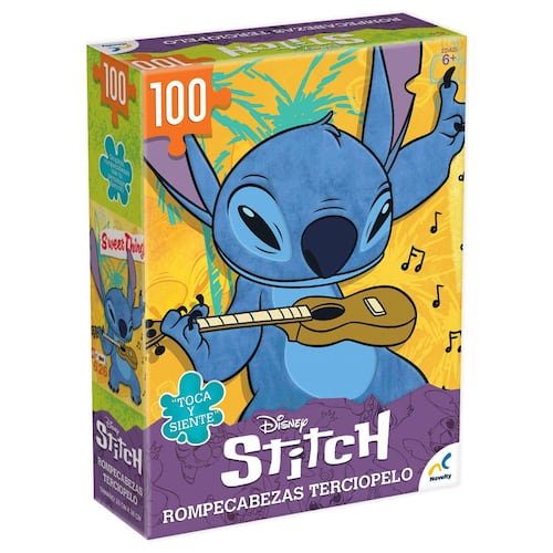 Rompecabezas 100pzas Especial Aterciopelado Stitch