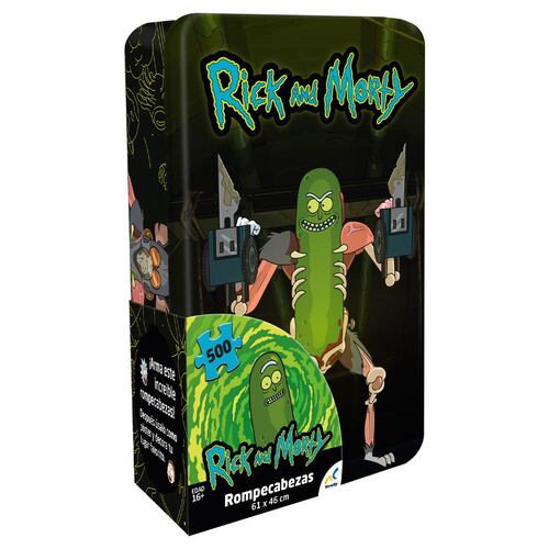 Rompecabezas coleccionable Tin Rick and Morty