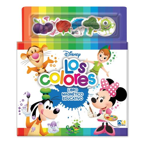 Disney los colores. Libros magnético educativo