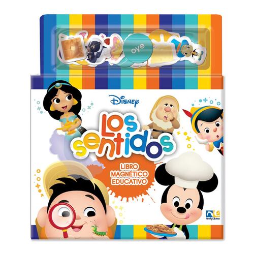Libro magnético Disney. Los sentidos