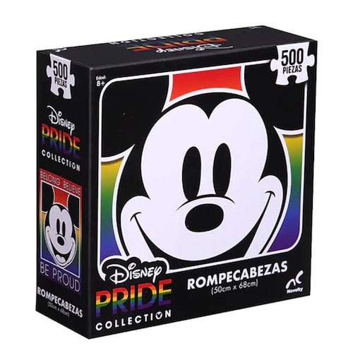 Rompecabezas Coleccionable Mickey Pride de 500 Piezas Caja de Cartón