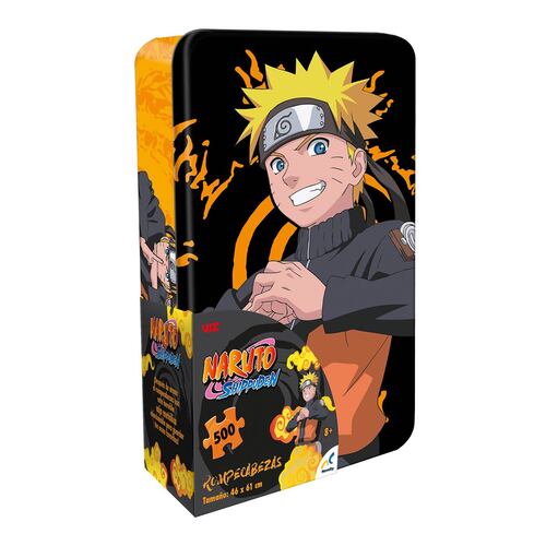Rompecabezas coleccionable de 500 pzas tin Naruto Novelty