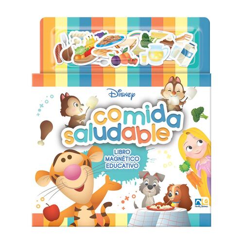 Mini libro magnético Disney comida saludable