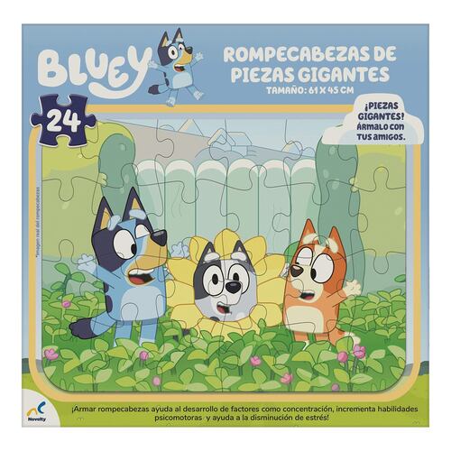Rompecabezas 24 pzas gigantes Bluey Novelty