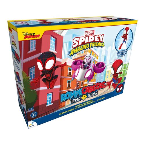 Rompecabezas Spidey and his amazing friends arma y juega Novelty