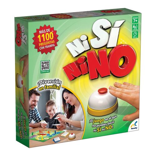 Juego de mesa en familia Ni si ni Novelty