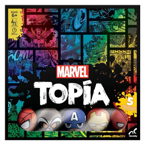 Juego de mesa en familia Marvel topia Novelty