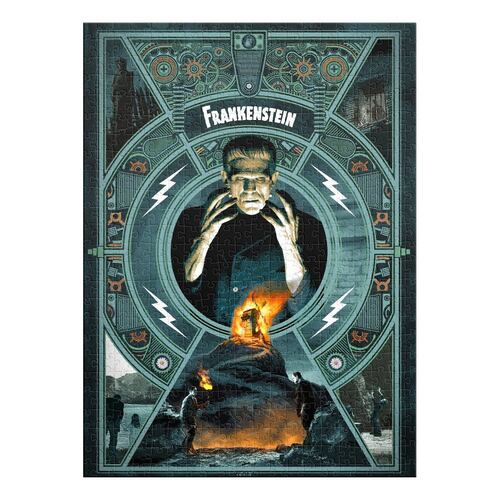 Rompecabezas Edición Limitada Monstruos Clásicos - Frankenstein Glow in the Dark 500 piezas