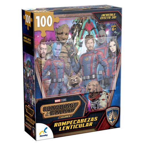 Rompecabezas Lenticular Guardians Of The Galaxy 100 pzas