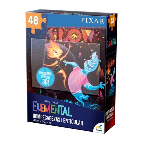 Rompecabezas Lenticular Disney Elemental 48 Piezas