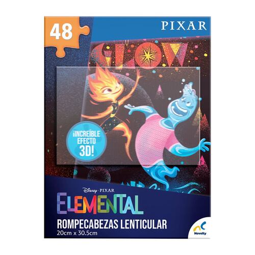 Rompecabezas Lenticular Disney Elemental 48 Piezas