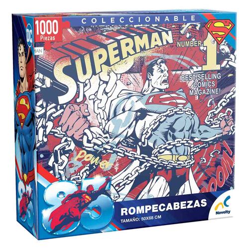 Rompecabezas Coleccionable Superman 85° Aniversario 1000 piezas