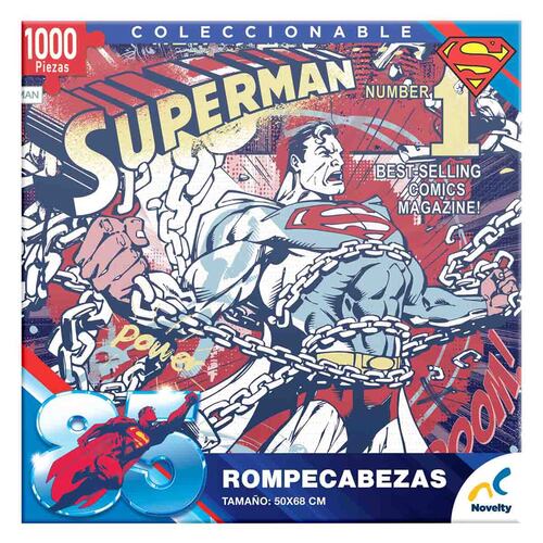 Rompecabezas Coleccionable Superman 85° Aniversario 1000 piezas
